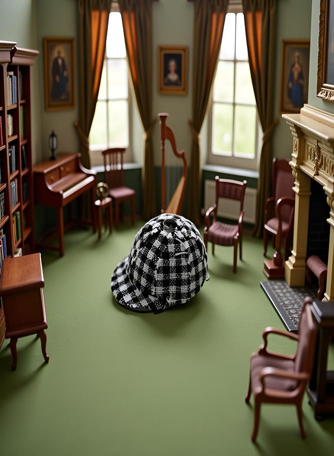 Wentoenapp 1/12 Miniature Cap Hat Dollhouse Decoration Accessories, Décor, Decorations - Image 5